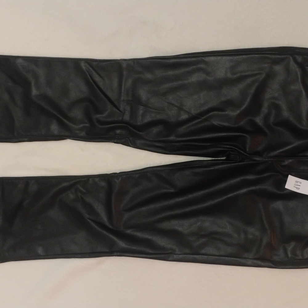 Leather pants.